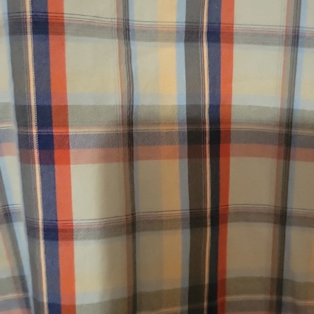 Columbia Button Down Longsleeve Plaid Shirt Blue/Red Multicolor Mens Size XL - Picture 3 of 4